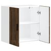 vidaXL Kitchen Wall Cabinet Smoked oak Engineered wood
