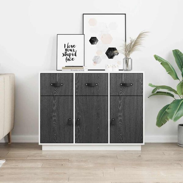 vidaXL Furniture Film Set of 2 Dark Wood PVC 197 in x 35.4 in