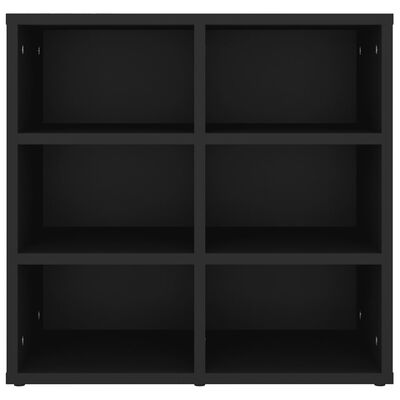 vidaXL Shoe Cabinets 2 pcs Black 20.7"x11.8"x19.7"