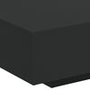 vidaXL Coffee Table Black Engineered wood Low Coffee Table Coffee Table