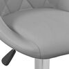 vidaXL Bar Stool Set of 2 Light grey