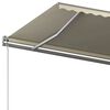 vidaXL Retractable Awning Cream Powder-coated aluminum 236.2 x 118.1 in