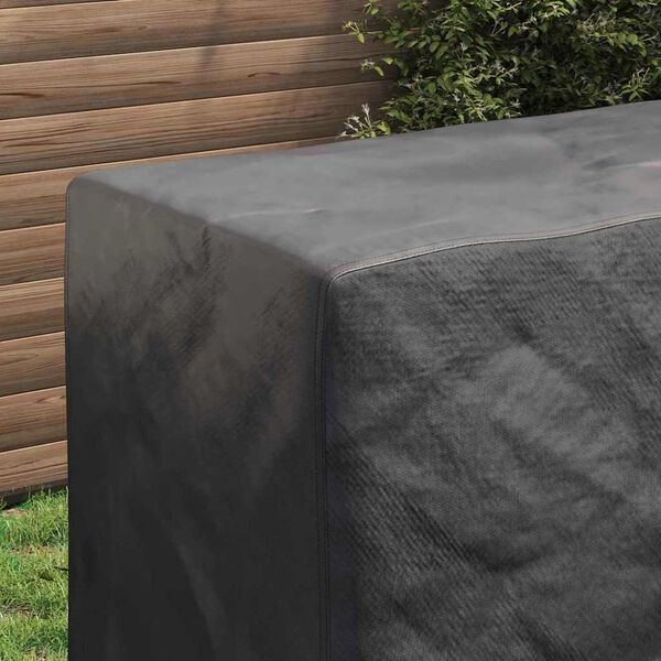 vidaXL Outdoor Furniture Cover Black 55.1" x 27.6" x 35.4" 600D