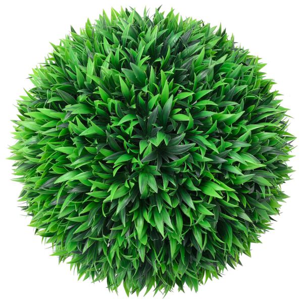 vidaXL Artificial Boxwood Ball Lush Mixed Green Polyethylene Medium