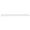 vidaXL Wall Shelf Set of 2 High gloss white MDF Medium Wall mounting