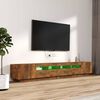 vidaXL TV Cabinet Set Smoked Oak Engineered Wood Large TV Cabinet Set