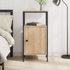 vidaXL Bedside Cabinet Sonoma oak Engineered wood Medium Bedside Cabinet
