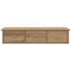 vidaXL Wall Cabinet Artisian Oak 34.6x10.2x7.3" Engineered Wood