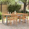 vidaXL Garden Table Brown Solid Acacia wood 78.7 x 35.4 x 29.5 in