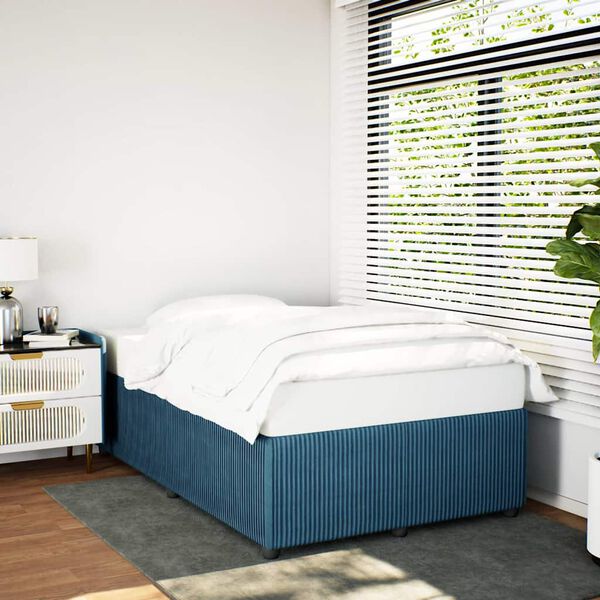 vidaXL Bed Frame Blue