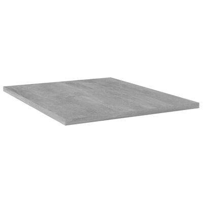 vidaXL Bookshelf Boards 4 pcs Concrete Gray 15.7"x19.7"x0.6" Engineered Wood