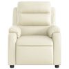 vidaXL Massage Recliner Chair Cream