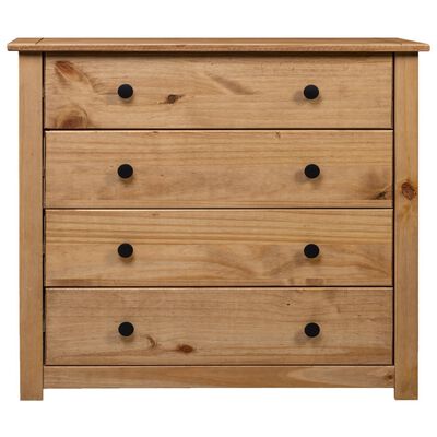 vidaXL Side Cabinet 31.5"x15.7"x28.7" Pine Panama Range
