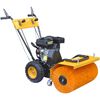 vidaXL Sweeper Yellow and black Metal and plastic parts Medium