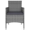 vidaXL Garden Lounge Set Grey