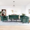 vidaXL Sofa Set Dark Green