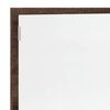 vidaXL Bathroom Mirror Brown oak Engineered wood, glass