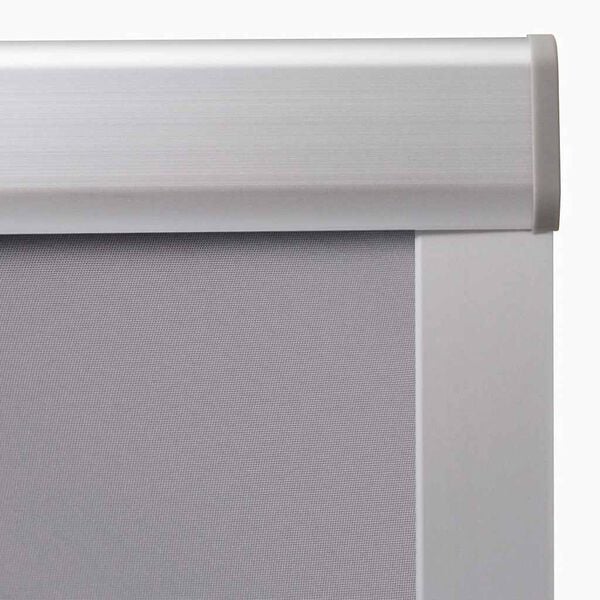 vidaXL Blackout Roller Blind Grey Polyester U08/808 Adjustable Height