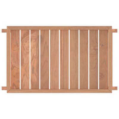 vidaXL Folding Tray 21.7"x13.8"x9.8" Solid Wood Teak
