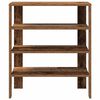 vidaXL Shoe Rack Old wood Engineered Wood Slim Shoe Rack Rectangular