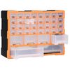 vidaXL Multi-drawer Organizer with 38 Drawers 20.5"x6.3"x14.8"