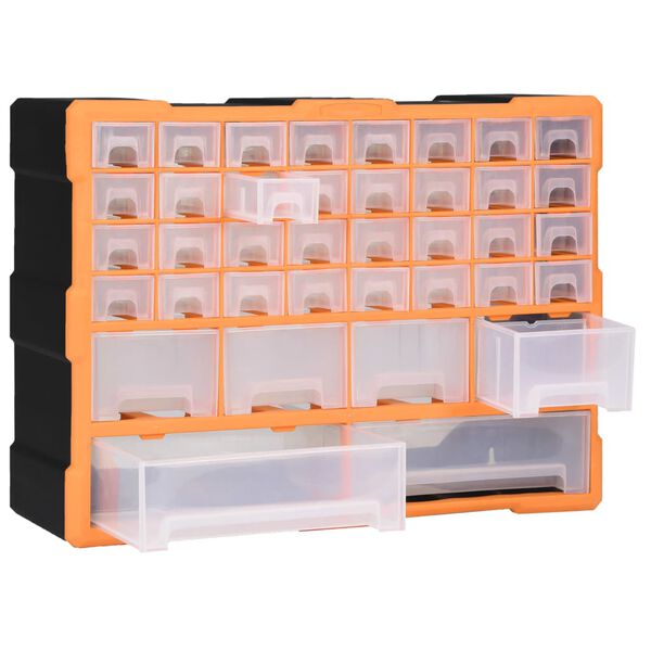 vidaXL Multi-drawer Organizer with 38 Drawers 20.5"x6.3"x14.8"