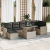 vidaXL Garden Sofa Set Light Grey