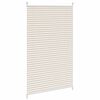 vidaXL Plisse Blind 27.6"x59.1" Creme