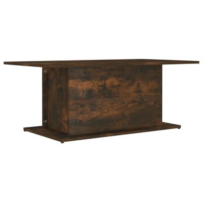 vidaXL Coffee Table Smoked Oak 40.2"x21.9"x15.7" Engineered Wood