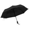 vidaXL Umbrella Black Fabric (190T PG), metal, fiberglass Medium