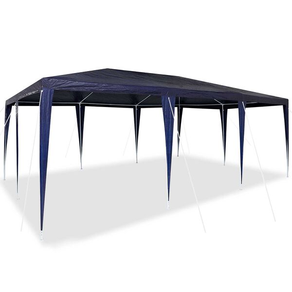 vidaXL Party Tent Blue and White 600 x 400 x 266 cm