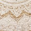 vidaXL Area Rug Brown and white Jute 70.9 in diameter Reversible