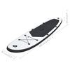 vidaXL Inflatable Stand up Paddle Board Set Black and White