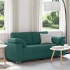 vidaXL Sofa Dark Green 70.87 x 30.31 x 32.28 in Fabric