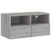 vidaXL TV Wall Unit Grey Sonoma Engineered wood 5 piece set