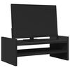 vidaXL Monitor Stand Black 19.7x10.6x7.9" Engineered Wood