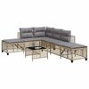 vidaXL Garden Sofa Set Mix Beige