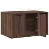 vidaXL Cat Litter Box Enclosure Brown Oak Engineered Wood