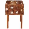 vidaXL End Tables Brown 15.75 x 12.60 x 18.11 in Solid Reclaim Wood