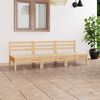 vidaXL Garden Lounge Set Natural Solid Pine Wood Medium Modular
