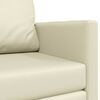 vidaXL Sofa Bed Cream 48.82 x 27.95 x 30.71 in Velvet