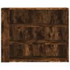 vidaXL Wall Cabinet Smoked Oak Engineered Wood 29.5 x 13.8 x 23.6 in