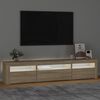 vidaXL TV Cabinet Sonoma oak Engineered wood Large TV Cabinet