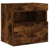 vidaXL TV Wall Cabinet Set of 2 Smoked oak Engineered wood Medium