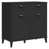 vidaXL Highboard Black