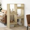 vidaXL Room Divider Sonoma Oak Engineered Wood 39.4x13.0x53.1 in