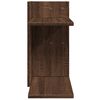 vidaXL Desk Organiser Brown Oak 16.5x8.5x16.5" Engineered wood