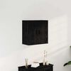 vidaXL Wall-mounted Cabinet Black Oak 23.62 x 12.20 x 23.62 in