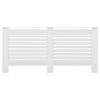 vidaXL Radiator Covers 2 pcs White 67.7"x7.5"x32.1" MDF