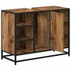 vidaXL Bathroom Cabinet with Shelf Old Wood 31.50 x 12.99 x 23.62 in